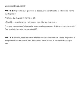Enfin Chez Moi - Extension Activity - Chapters 3-4 by Thomas Kallas