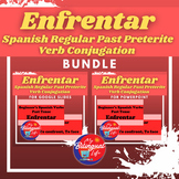 Enfrentar - Spanish Regular -AR Past Preterite tense Verb 