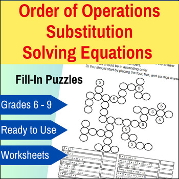 Preview of Engage Early Math Finishers w/ Challenging Puzzles: Order of Operations and More