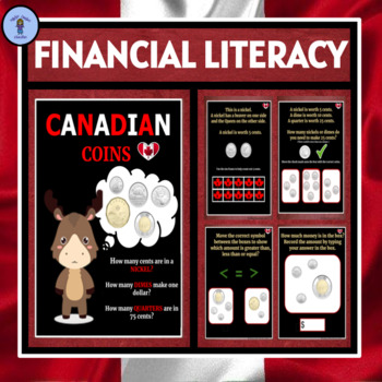 Preview of Money and Finances| Canadian Currency| Money Concepts| Google Slide Activity