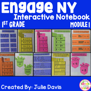 Preview of Engage NY 1st Grade Math Module 1 Interactive Notebook