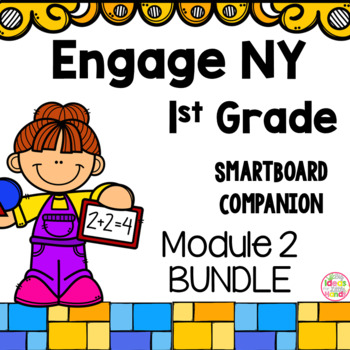 Preview of Engage NY 1st Grade Math Module 2 BUNDLE SmartBoard