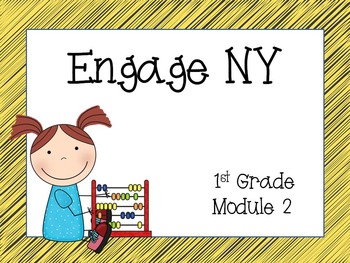 Preview of Engage NY, 1st Grade Math, Module 2, Interactive PowerPoints Updated