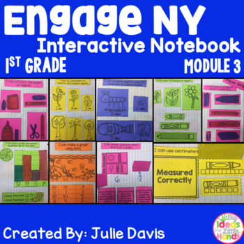 Preview of Engage NY 1st Grade Math Module 3 Interactive Notebook