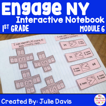 Preview of Engage NY 1st Grade Math Module 6 Interactive Notebook