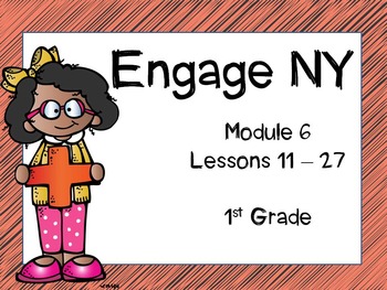 Preview of Engage NY, 1st Grade Updated, Module 6, Lessons 11 - 27, Interactive PowerPoints