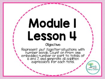 Preview of Engage NY  Math PowerPoint Presentation 1st Grade Module 1 Lesson 4