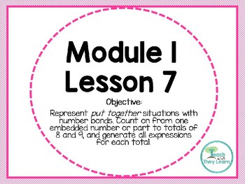 Preview of Engage NY  Math PowerPoint Presentation 1st Grade Module 1 Lesson 7