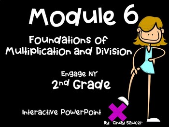 Preview of Engage NY, 2nd Grade Math, Module 6, Lessons 1- 20, PowerPoints, Updated