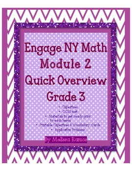 Preview of Engage NY 3rd Grade Math Module 2 Overview