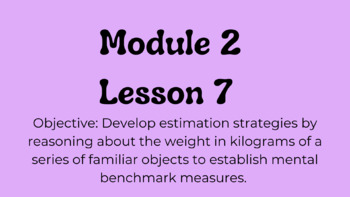 Preview of Engage NY 3rd Grade Module 2 Lesson 7 Google Slides 