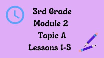Preview of Engage NY 3rd Grade Module 2 Topic A Lessons 1-5 Google Slides