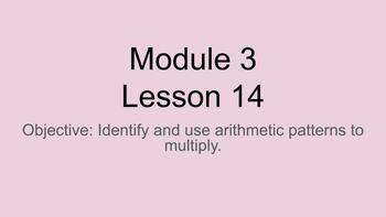 Preview of Engage NY 3rd Grade Module 3 Lesson 14 Google Slides 