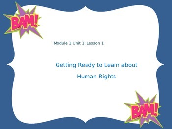 Preview of Engage NY 5th Grade ELA Module 1 Unit 1 COMPLETE (Lessons 1-11) HUMAN RIGHTS