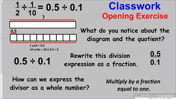 Preview of Engage NY (Eureka) 6th Grade Common Core Math Module 2-Topic C