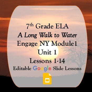 Preview of Engage NY 7th grade ELA Module 1 Unit 1 Google Slides