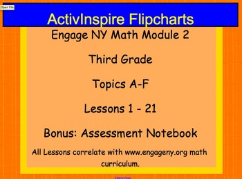 Preview of Engage NY ActivInspire 3rd Grade Module 2 Lessons 1-21