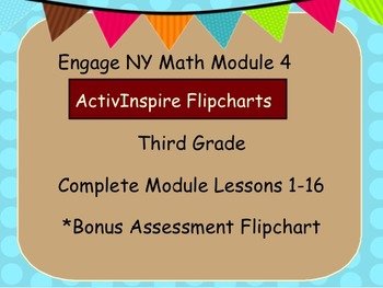 Preview of Engage NY ActivInspire  3rd Grade Module 4 Lessons 1-16