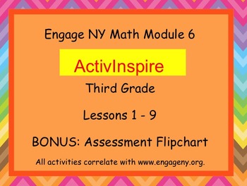 Preview of Engage NY ActivInspire  3rd Grade Module 6 Lesson 1-9