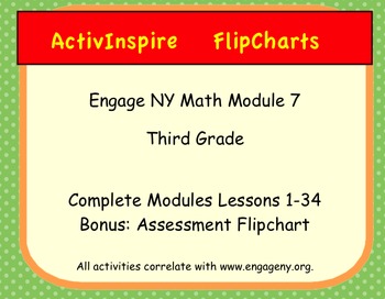 Preview of Engage NY ActivInspire Module 7 Lesson 1-34