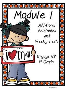 Preview of Engage NY, DIGITAL and Paper Printables and Weekly Tests, Module 1, 1st Grade