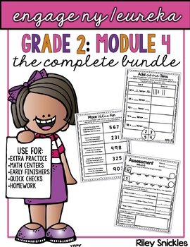 Preview of Engage NY/ Eureka Grade 2: Module 4- The COMPLETE Bundle