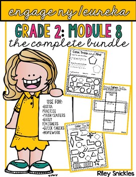 Preview of Engage NY/ Eureka Grade 2: Module 8- The COMPLETE Bundle