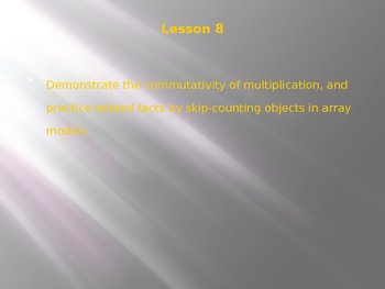 Preview of Engage NY / Eureka Math 3rd Grade Module 1 Lesson 8 PowerPoint