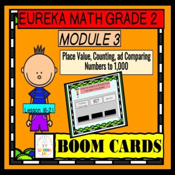 Preview of Eureka Math Grade 2 Module 3 Lessons 16-21 BOOM CARDS