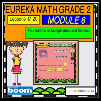 Preview of Engage NY Eureka Math Grade 2 Module 6 Lessons 17-20 BOOM CARDS