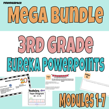 Preview of Math Grade 3 Google Slides Module 1-7 (Eureka Aid)