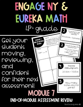 Preview of Engage NY/Eureka Math - Grade 4 - Module 7 - End-of-Module Assessment Review