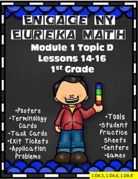 Preview of Engage NY {Eureka} Math Module 1 Topic D Lessons 14-16 1st Grade