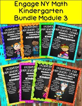 Preview of Engage NY {Eureka} Math Module 3 Kindergarten Bundle