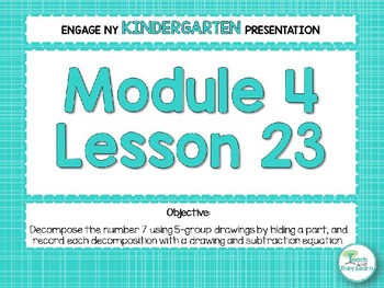 Preview of Engage NY  Math PowerPoint Presentations Kindergarten Module 4 Lesson 23