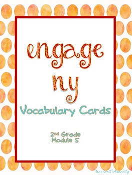 Preview of Engage NY/Eureka Math Second Grade Module 5 Vocabulary Cards