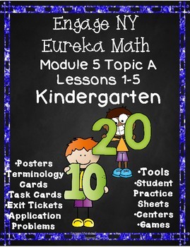 Preview of Engage NY (Eureka) Module 5 Topic A Lessons 1-5 KINDERGARTEN MATH