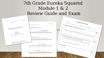 Preview of Eureka Squared Grade 7 Exam (Module 1 - Module 2)