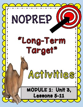 Preview of Engage NY Expeditionary Learning 3rd Grade NOPREP Long-Term Target Activities