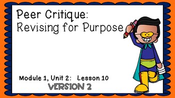 Preview of Engage NY Expeditionary Learning Module 1: Unit 2 Lesson 10 2nd Edition PPT