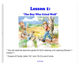 Engage NY First Grade ELA Domain 1 Fables and Folktales Le