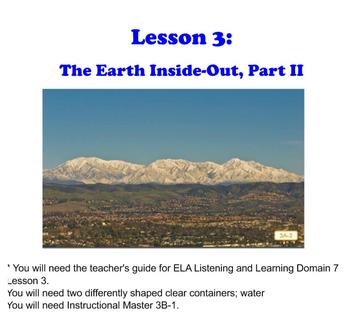 Preview of First Grade Engage NY ELA Domain 7 The History of the Earth Lessons 2 & 3