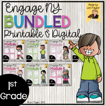 Preview of Engage NY Grade 1 BUNDLED Supplemental Printable and Digital Resource