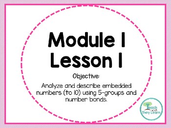 Preview of Engage NY  Math PowerPoint Presentation 1st Grade Module 1 Lesson 1