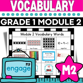 Preview of Engage NY Math: Grade 1 Module 2 Vocabulary Student Reference Guides