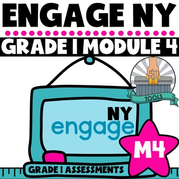 Preview of Engage NY Grade 1 Module 4 Math Assessment Bundle