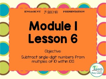 Preview of Engage NY Math PowerPoint Presentation 2nd Grade Module 1 Lesson 6