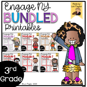 Preview of Engage NY Grade 3 Supplemental Printables and Digital Resource- BUNDLE