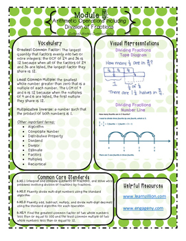 Preview of Engage NY Grade 6 Module 2 Overview for Families