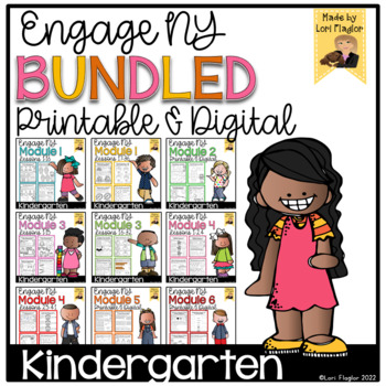 Preview of Engage NY Kindergarten BUNDLED Supplemental  Printables and Digital Resources